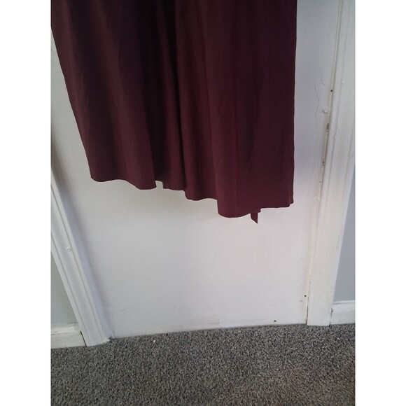 Torrid 1 Piece Dress Twist Swimsuit Front Assymtrical Size 4 Brown Chocolate - Picture 4 of 6